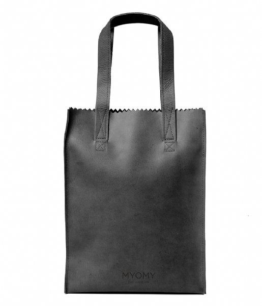 MYOMY Shoulder bag My Paper Bag Long handle zip off black (10271081)